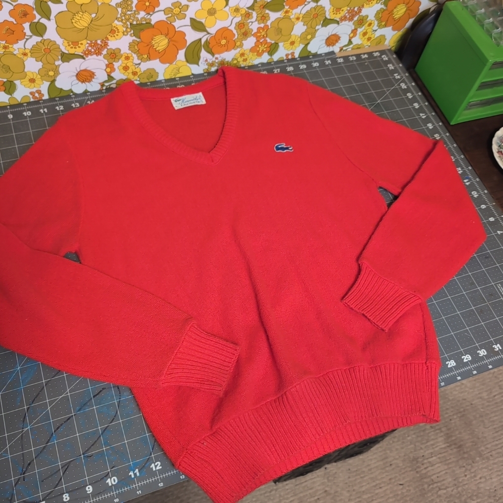 Vintage Lacoste Sweater Haymaker Izod Preppy